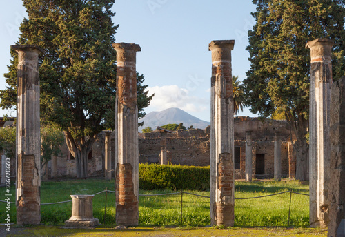 Foto House of the faun of Pompeii (Pompei).