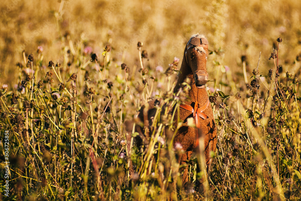 rocking horse with flowers rocking horse with flowers