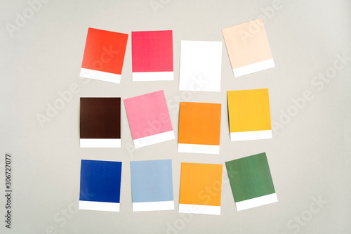 Foto Colors of the year 2020. Color trend palette.