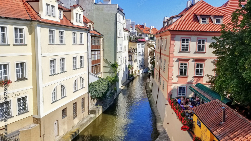 Kampa in Old Prague, Czech Republic.