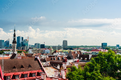 Historical old town of Tallinn, capital of Estonia