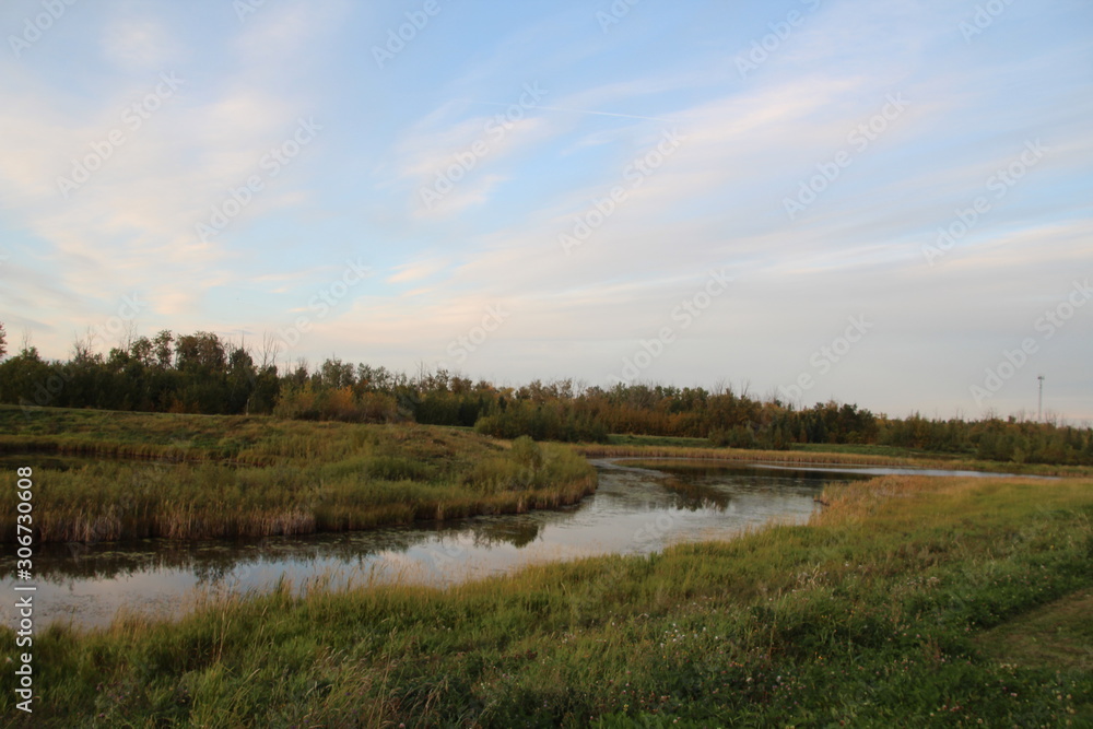 Evening On The Wetlands, Pylypow Wetlands, Edmonton, Alberta Evening On The Wetlands, Pylypow Wetlands, Edmonton, Alberta