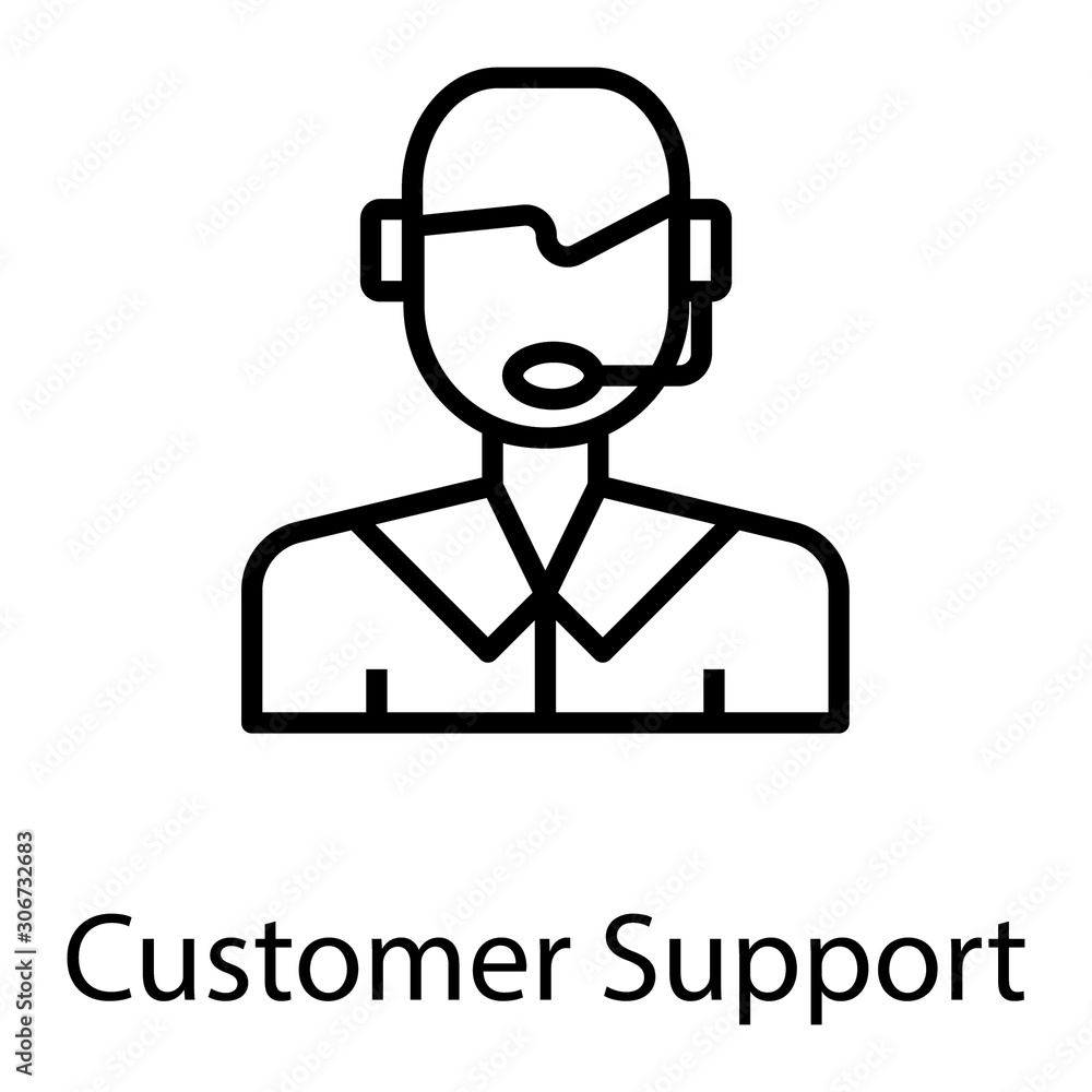 Customer Support Vector Customer Support Vector