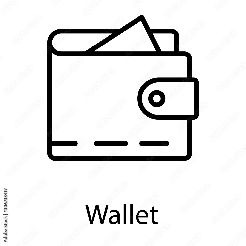 Cash Wallet Vector Cash Wallet Vector