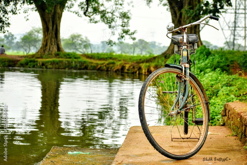 Fototapeta premium bicycle in park