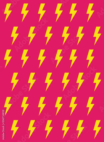 vector abstract pink background with lightnings