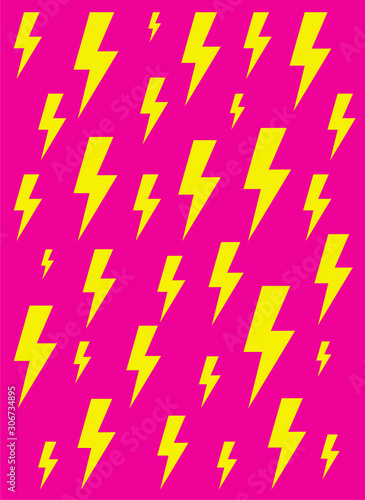 vector abstract pink background with lightnings