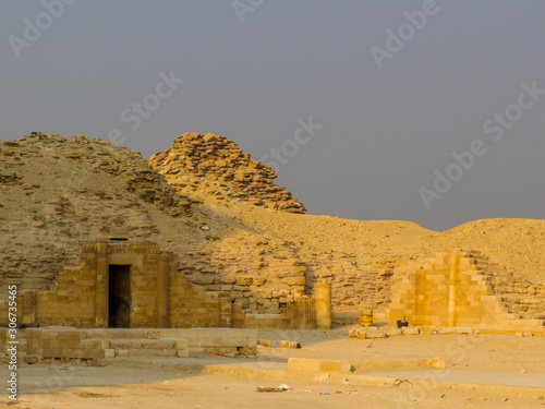 Funerary complex of Djoser and the Step Pyramid  Saqqara  south Cairo  Egypt
