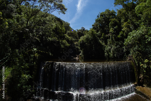 Waterfall in the park photo