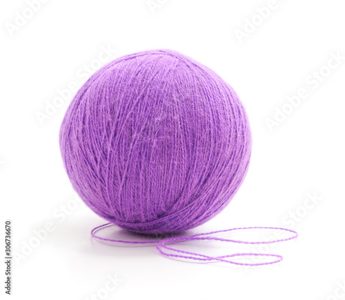 Ball of wool yarn.