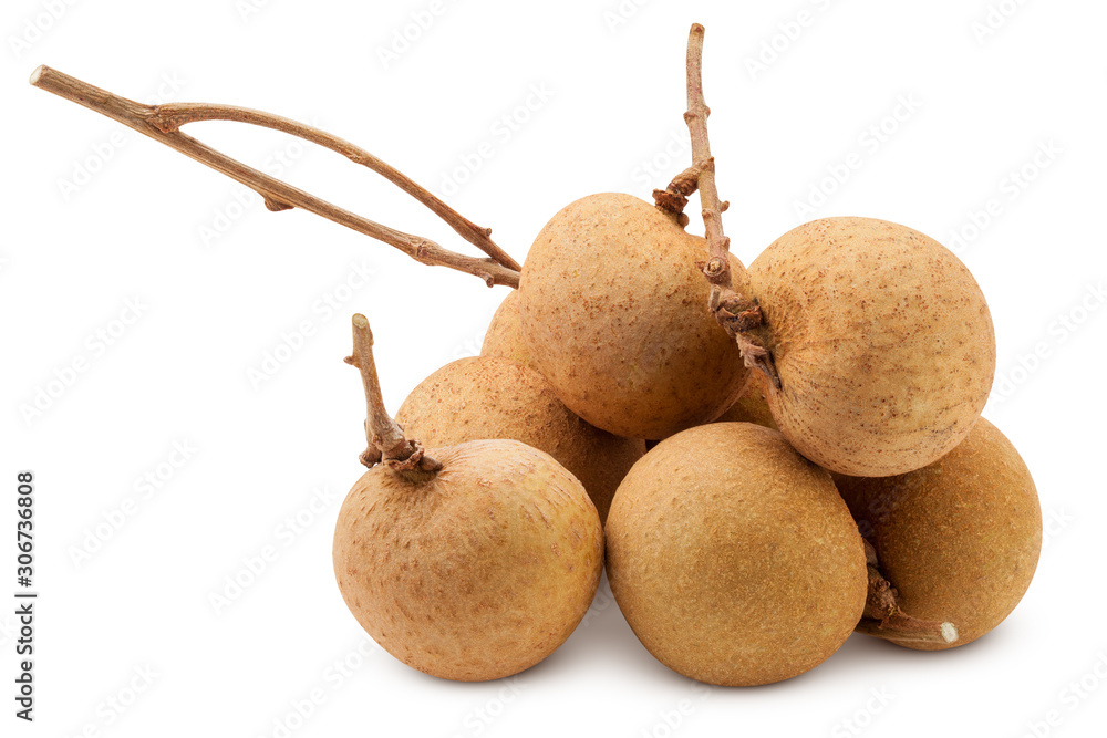 longan, isolated on white background, clipping path, full depth of field longan, isolated on white background, clipping path, full depth of field