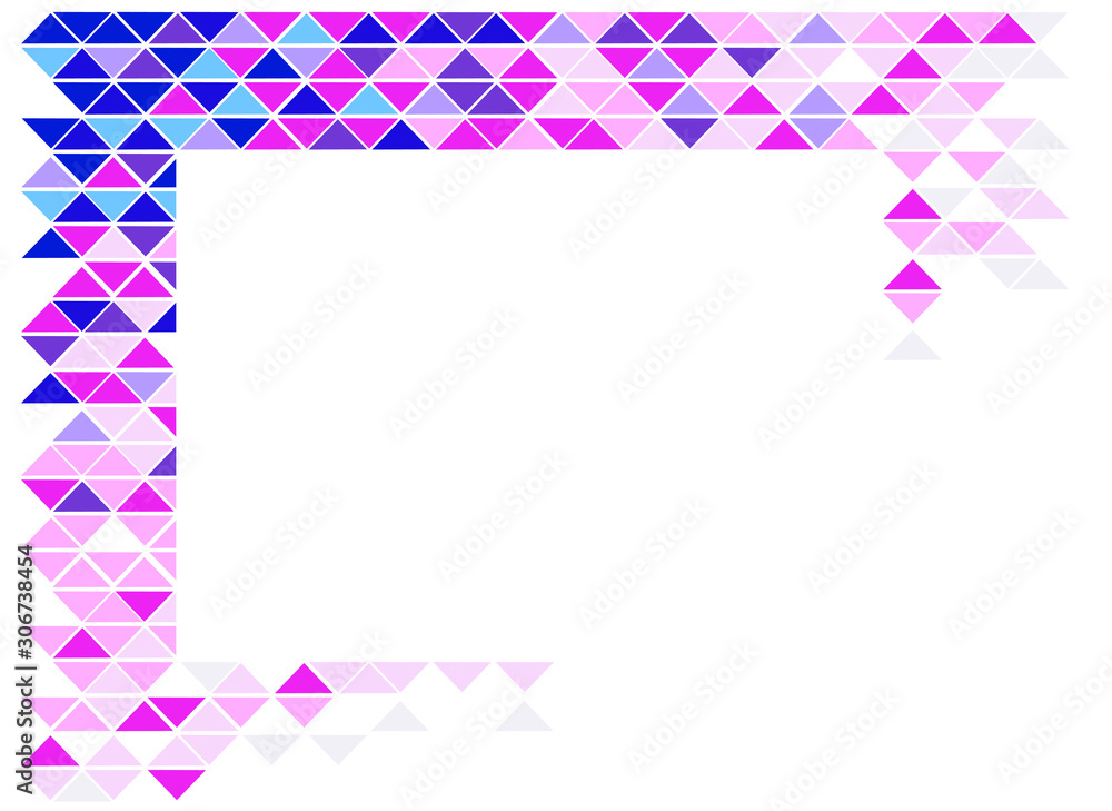 background with geometric triangles, vector illustration