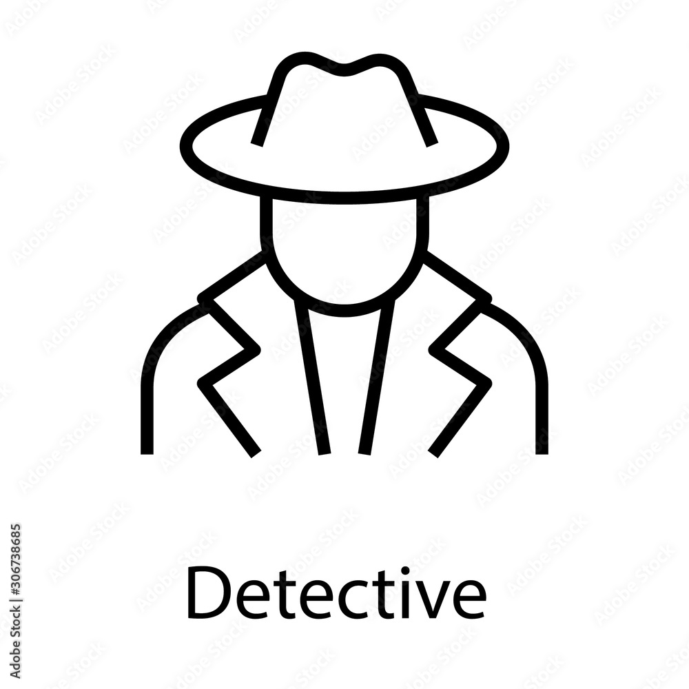  Male Detective Avatar 