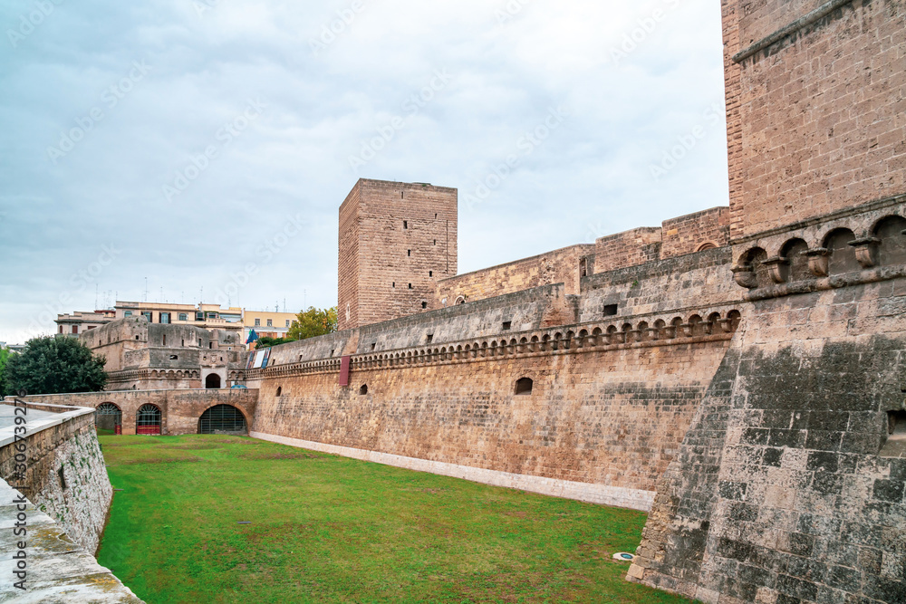 Swabian castle or Castello Svevo, a medieval landmark of Apulia.