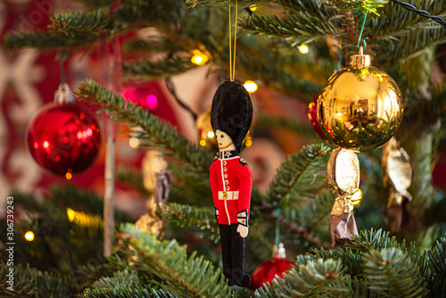 Christmas decoration on the...