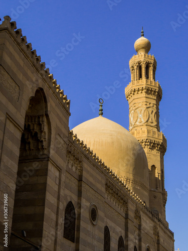 View of Al Azhar Mosque in Cairo, Egypt photo