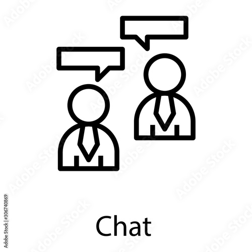  Business Chat Vector 