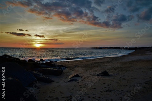 sunset on beach