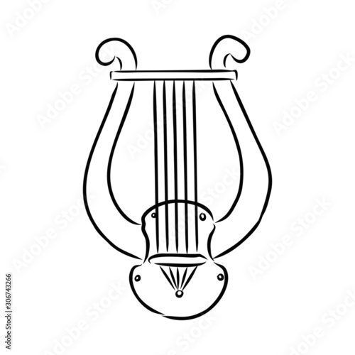 illustration of lyre