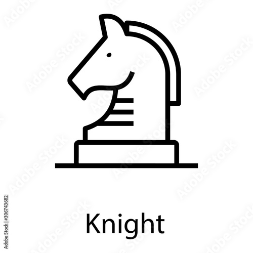 Chess Knight Vector 