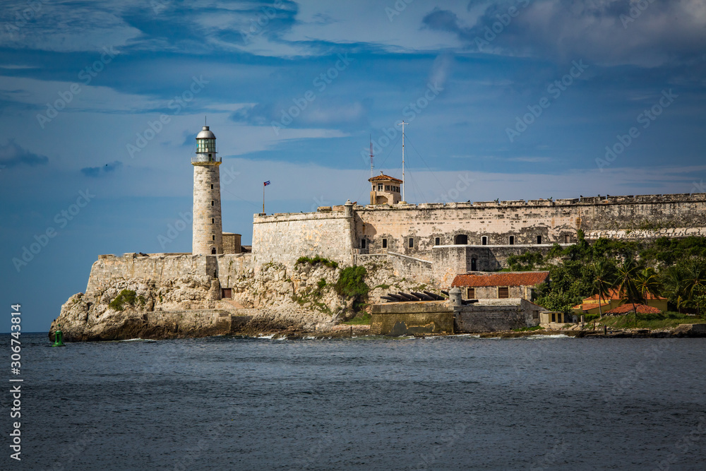 El Morro fort in historic Havana, Cuba