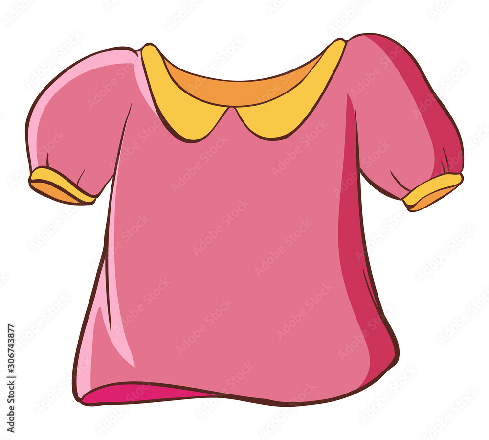 Ping shirt on white background Ping shirt on white background