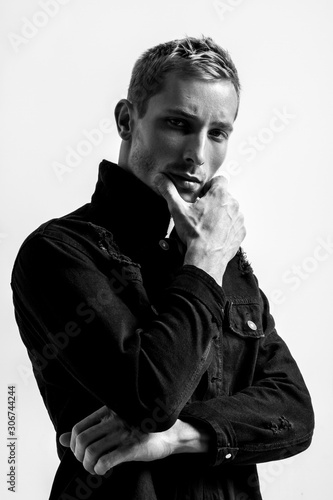 Portrait Of A Handsome Fashion Man