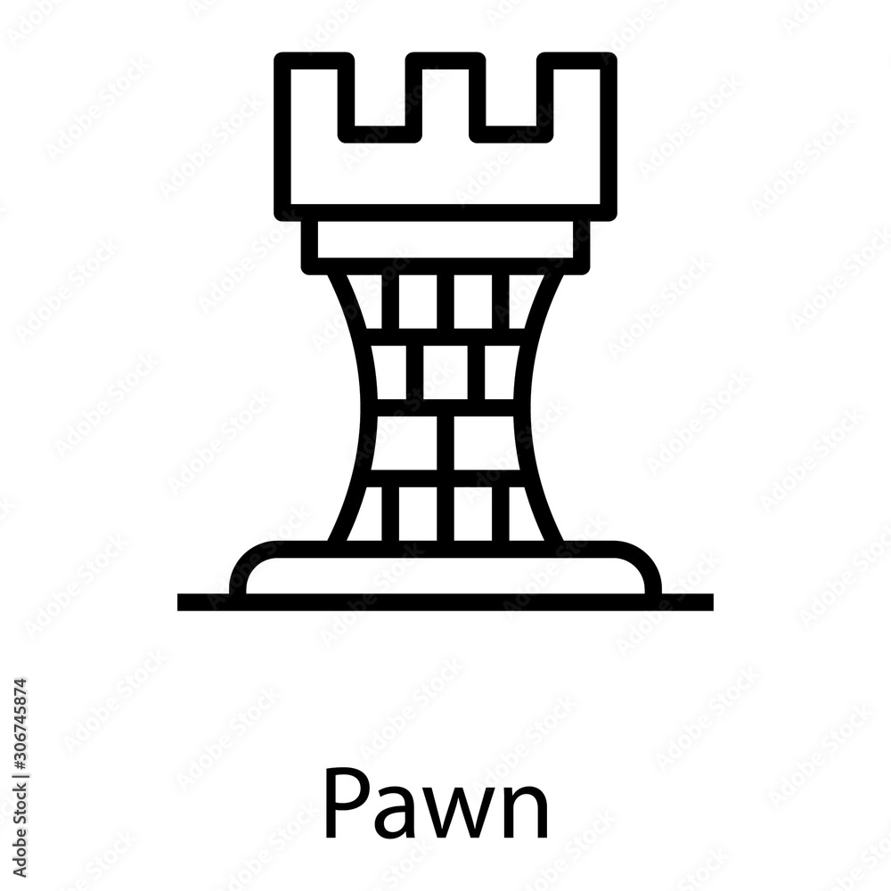 Chess Rook Vector Chess Rook Vector