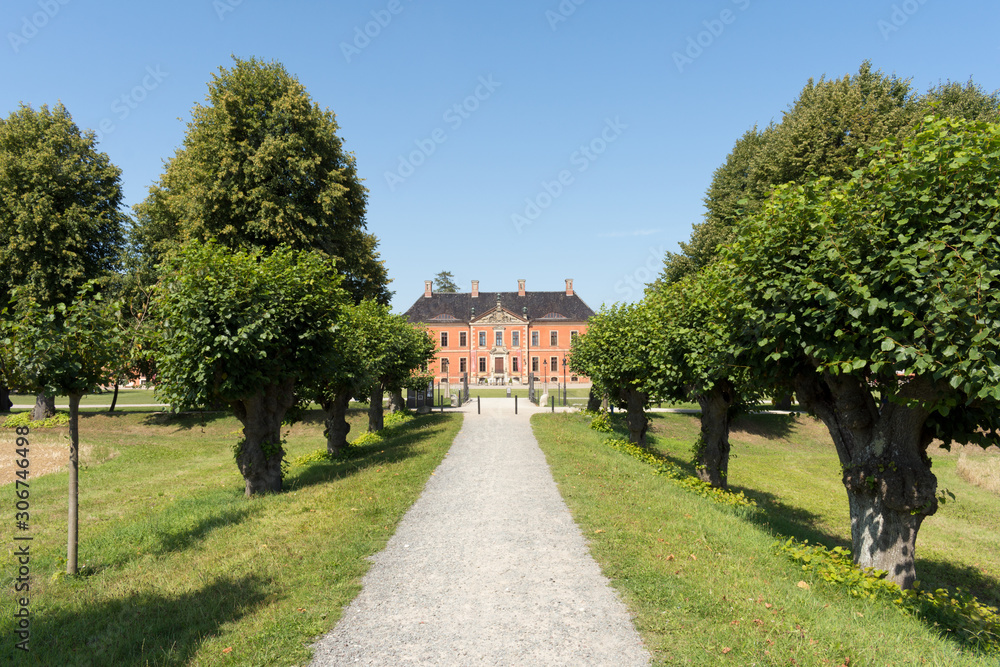 Feston Avenue at Bothmer Castle near Boltenhagen, Baltic Sea, Mecklenburg Western Pomerania, Germany, Europe