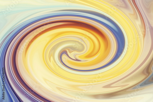 Abstract spiral texture illustration. Color Waves background. Modern design for banner, flyer, poster, wallpaper, brochure, smartphone screen