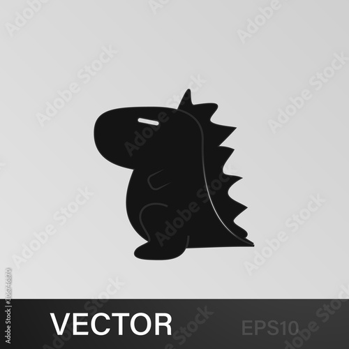 toy dragon icon. Element of toys for mobile concept and web apps. Icon for website design and development, app development. Premium icon photo