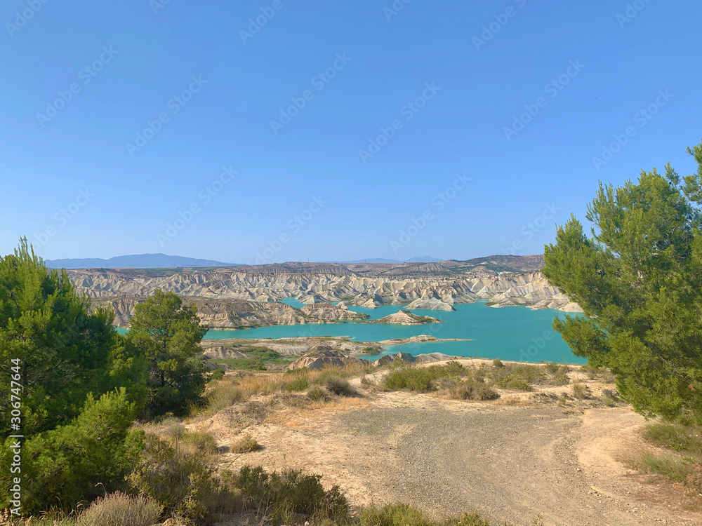 Obraz premium Paisaje Lunar, Librilla, España