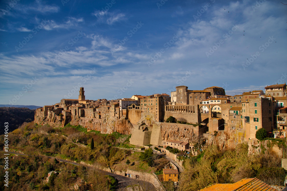 To outsiders, Pitigliano looks like a fairytale village, jetting from striking, wild ridges and surrounded by lush valleys carved by the Lente and Meleta rivers