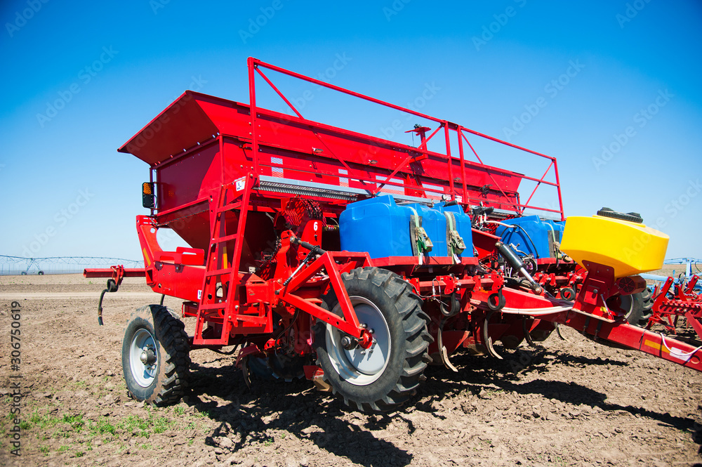 Agriculture with a tractor Agriculture with a tractor