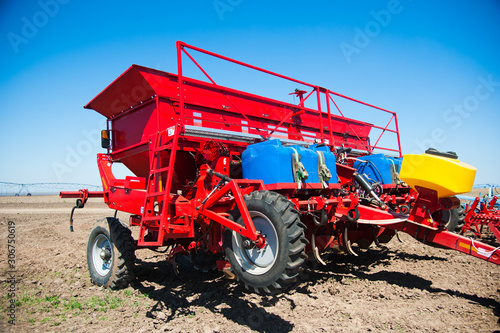 Agriculture with a tractor