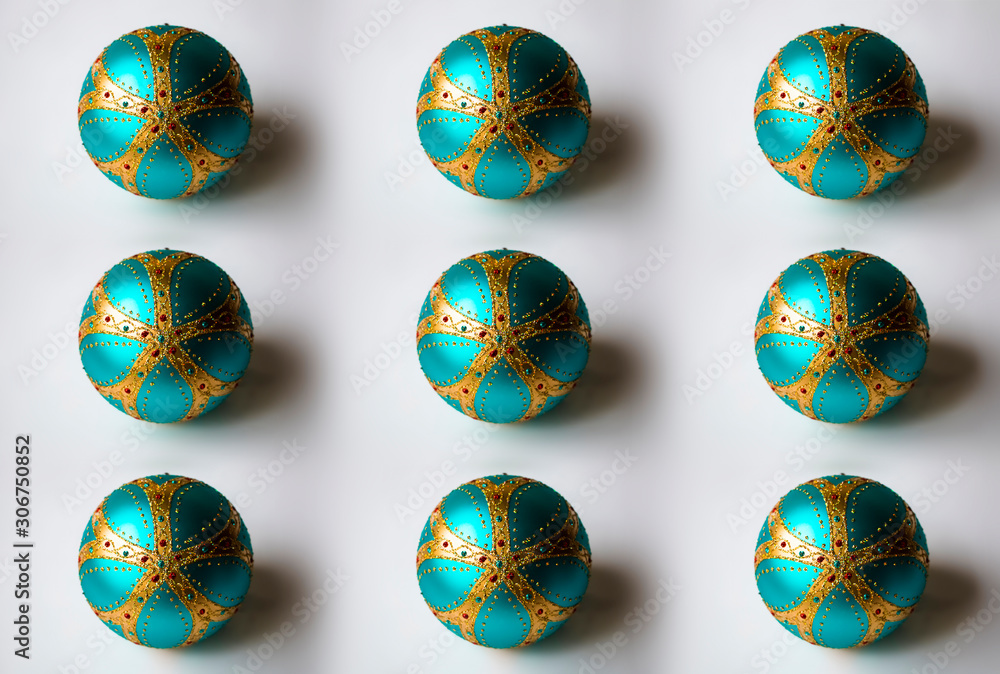 Christmas background, photo a collage of bright christmas balls on a white surface. Christmas background, photo a collage of bright christmas balls on a white surface.