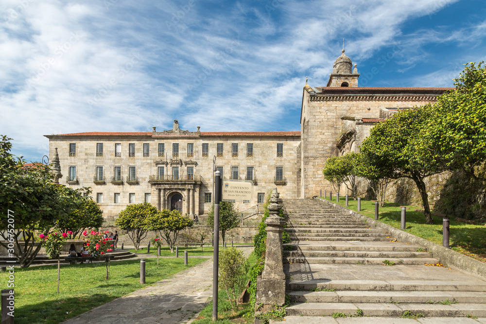 Convent of San Francisco, is what the poster announces, in Pontevedra, Spain
