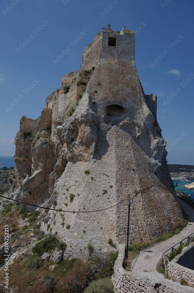 Castle of the Badiali, Tremiti Islands, Apulia, Adriatic Sea, Italy