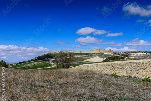 medieval village of ureña, known as book town in valladolid photo