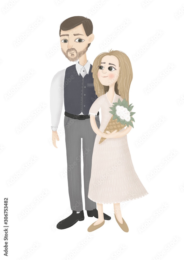 Hipster couple in love. Couple walking. Love couple. People in love. Cartoon people. Hipster couple in love. Couple walking. Love couple. People in love. Cartoon people.