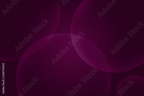 Tyrian purple gradient bubble background - illustration. Tyrian purple, phoenician purple, royal purple, imperial purple wallpaper. Big bubbles design template.