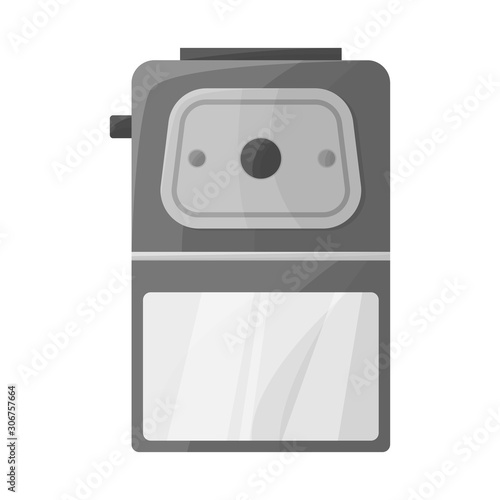 Vector design of sharpener and whittle logo. Web element of sharpener and sharpen stock symbol for web.