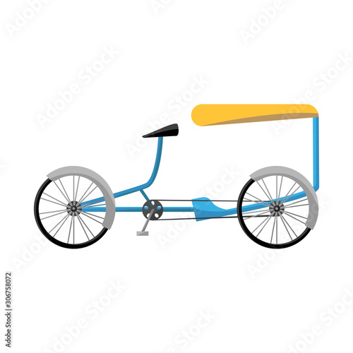 Vector illustration of bike and transport icon. Collection of bike and bicycle stock symbol for web.