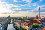 Berlin cityscape with Berlin cathedral and Television tower, Germany