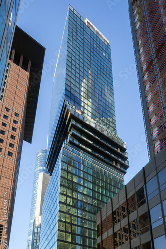 Frankfurt am Main     view of office skyscrapers