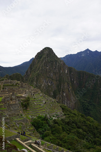 Wayna Picchu, Huayna Picchu, Sacred Mountain of the Incas in Machu Picchu, Cusco Peru