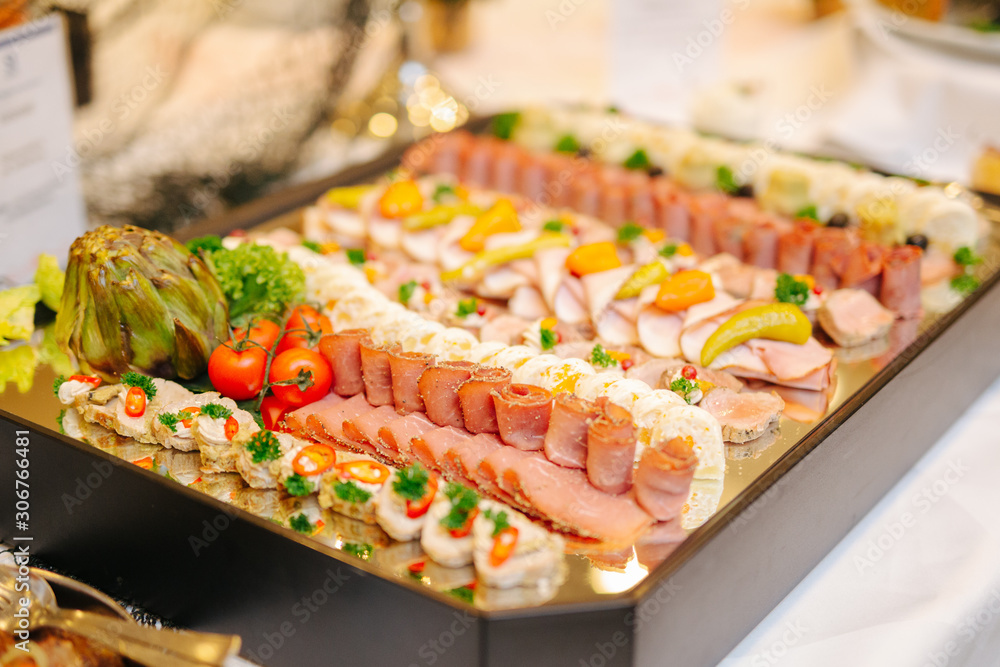 buffet at an event buffet at an event