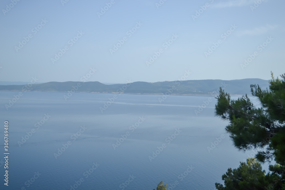 Adriatic Sea coast. Makarska riviera of Dalmatia, Croatia