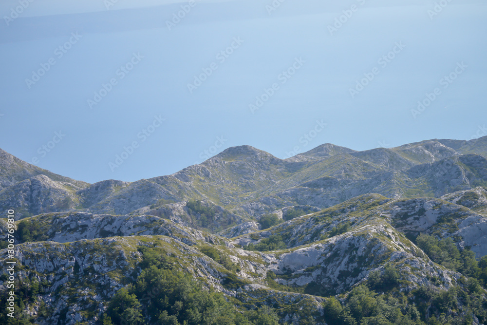 Croatia, Biokovo national park landscape panorama view