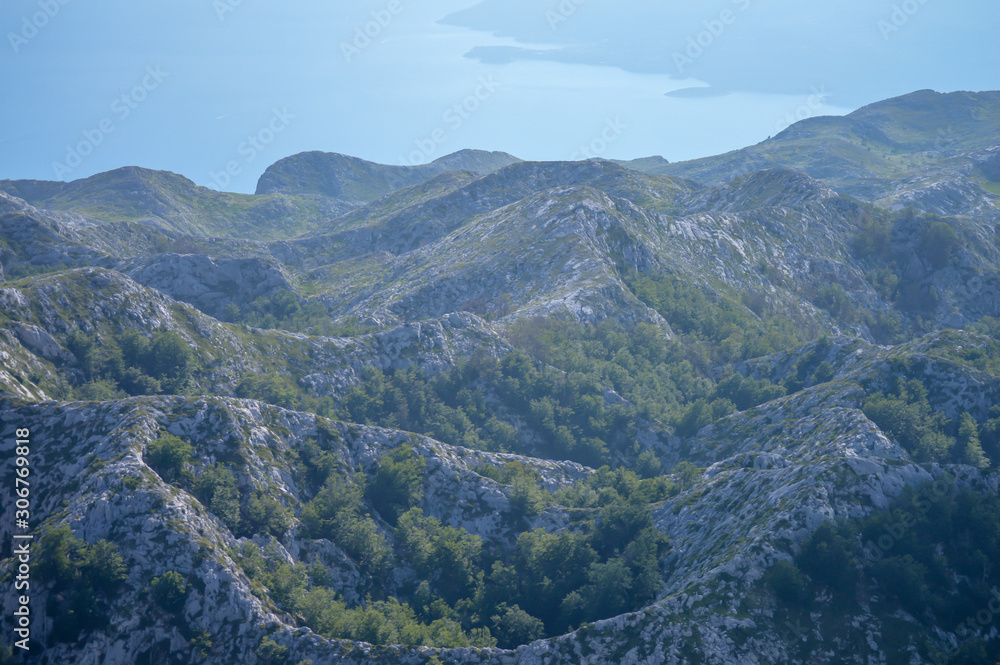 Croatia, Biokovo national park landscape panorama view